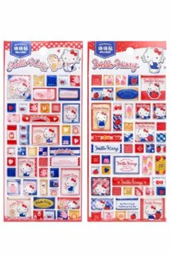 週末セール　正規品ハローキティタイルシール2枚セットB　海外限定発売