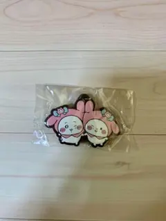 ちいかわ×サンリオキャラクターズ なかよしラバーマスコット　ちいかわマイメロディ