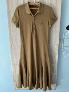 Ralph Lauren ベージュ ポロドレス 半袖