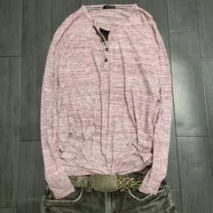 archive y2k ヘンリーネック レイヤード 平成 お兄系 l/s tee