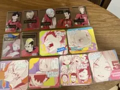ハイキュー!!ファンパーク 音駒高校 クリアカード コースターセット