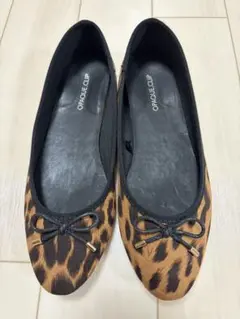 ヒョウ柄 バレエシューズ M