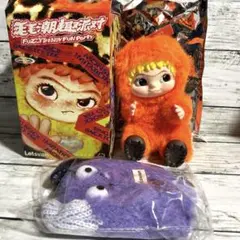 新品未使用 WAKUKU ワクク ぬいぐるみキーホルダー オレンジ