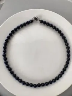 黒珊瑚？ネックレス 銀色留め具