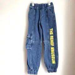 デニムブルー ロングパンツ