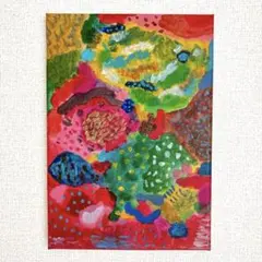 GWなので！再度お値下げ】北村直登 原画 花 小型 色彩豊か - メルカリ