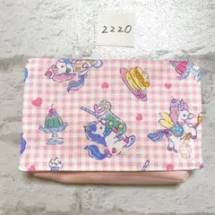 フタにファスナー☆移動ポケット☆スイーツシマエナガ☆ピンク
