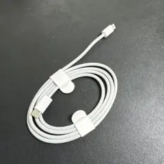 ホワイト Lightningケーブル 純正