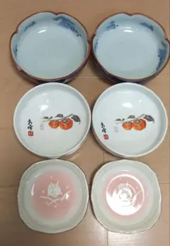 小皿3種類　各2枚セット