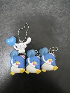 タキシードサム、 シナモロール、 キーホルダー 4体セット