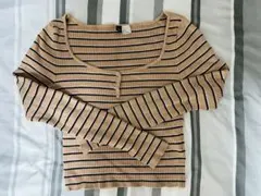 H&M ストライプ 長袖トップス S