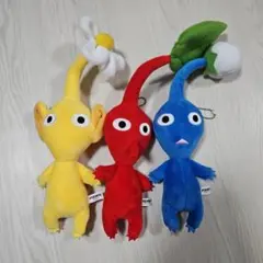 ピクミン ぬいぐるみポーチ 3種セット