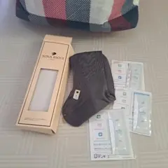 NINA RICCI ソックス サイズ25…27 グレーアパガード3袋