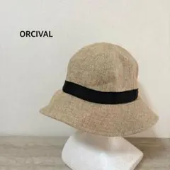 美品 ORCIVAL ラフィアライク6Pハットのサムネイル