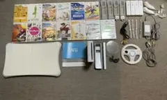 Wii いろいろセット　7/22動作確認済み　ソフト13枚　バランスWiiボード