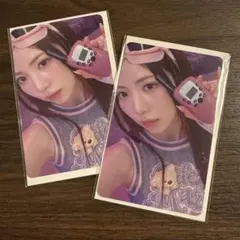 NiziU マヤ ハピドロ 参加賞 トレカ フォトカード 2枚セット ①