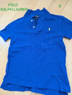 POLO RALPH LAUREN ポロシャツ サイズ6 青