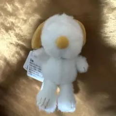 スヌーピー　PEANUTS　ふわっとカラフル　マスコット　イエロー