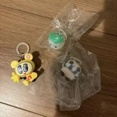 エンジェルブルー、フエキくん、たれぱんだめじるしアクセサリー3個セット