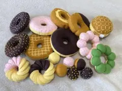フェルト　ままごと　ドーナツ 18点セット