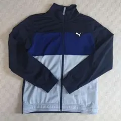 PUMA ジップアップジャケット 150サイズ ネイビー/グレー