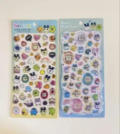 【2点セット】正規品 たまごっち プチドロップシール エポキシステッカー