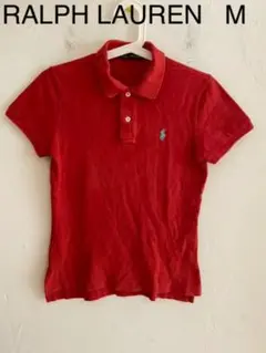 RALPH LAUREN ラルフローレン ポロシャツ スキニー レッド M