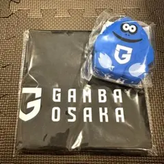 ガンバ大阪　リバーシブルエコバッグ　モフレムシリコンポーチ