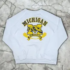 古着 80s スウェット カレッジ プリント アメカジ ストリート ヴィンテージ