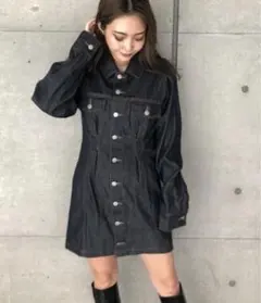 ☆美品☆ ENVYM デニムワンピース 24時間以内に発送 GYDA EMODA