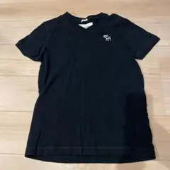Abercrombie & Fitch ブラック Vネック Tシャツ S