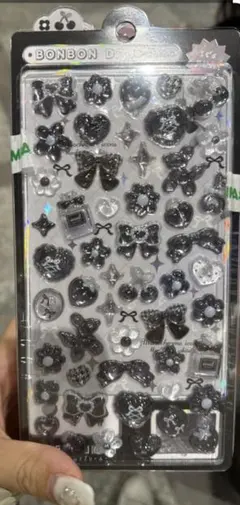 【正規品】ボンボンドロップシール　ぶらっくボンボン