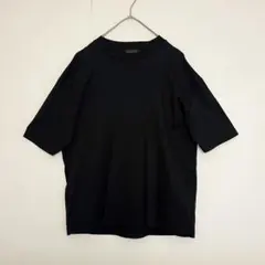【高級高品質◆未使用級◆LL】HILTON黒Tシャツ◆無地◆ブラックのサムネイル