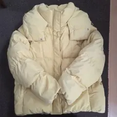 GU イエロー　ヒートパデッドブルゾン　Lサイズ