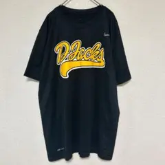 ★NIKE ナイキ ドライフィット 半袖 Tシャツ 【XL】ブラック×イエロー