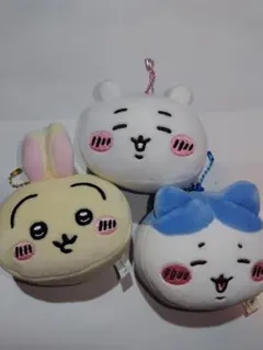ちいかわ・ハチワレ・うさぎのマスコット3点セット