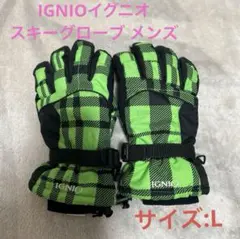 IGNIOイグニオ◆Lサイズ スキーグローブ スノーボードグローブ 手袋 メンズ
