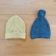 【新品】ZARA ベビー帽子 2個セット 38 生後0〜3カ月向け