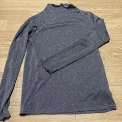 美品✨ラメ メロウ ハイネック 長袖トップス M 透けない インナー