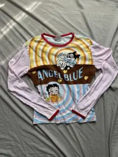 ANGEL BLUE 長袖Tシャツ BETTY BOOP