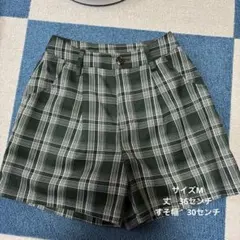 《美品》レピピアルマリオ チェック柄ショートパンツM