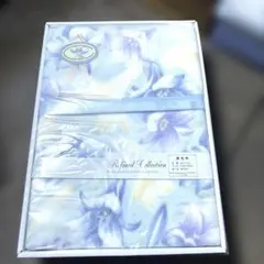 【新品未使用】綿毛布 シングル 140×200cm Refined 花柄 ブルー