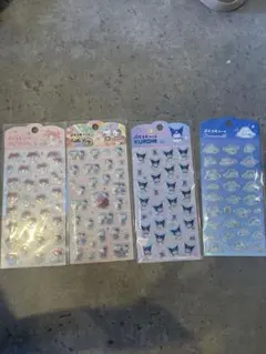 サンリオ キャラクター ぷくっとシール　4枚