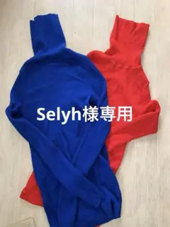 【美品】 ユニクロ メリノリブタートルネックセーター 2色セット