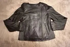 NATURAL BEAUTY ブラックレザージャケット M