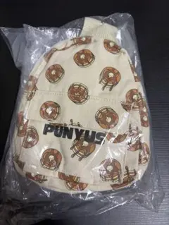 【匿名配送】PUNYUS パンケーキ総柄　リュック型ポーチ