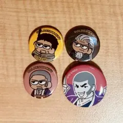 ゴールデンカムイ 缶バッジ 土方 白石 尾形