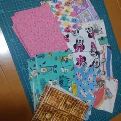 ビンテージシーツ　キャラクター　USA生地　はぎれ　まとめ売り③