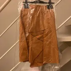 （新品）ランバンオンブルー　前フリルスカート