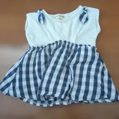 ギンガムチェックトップス